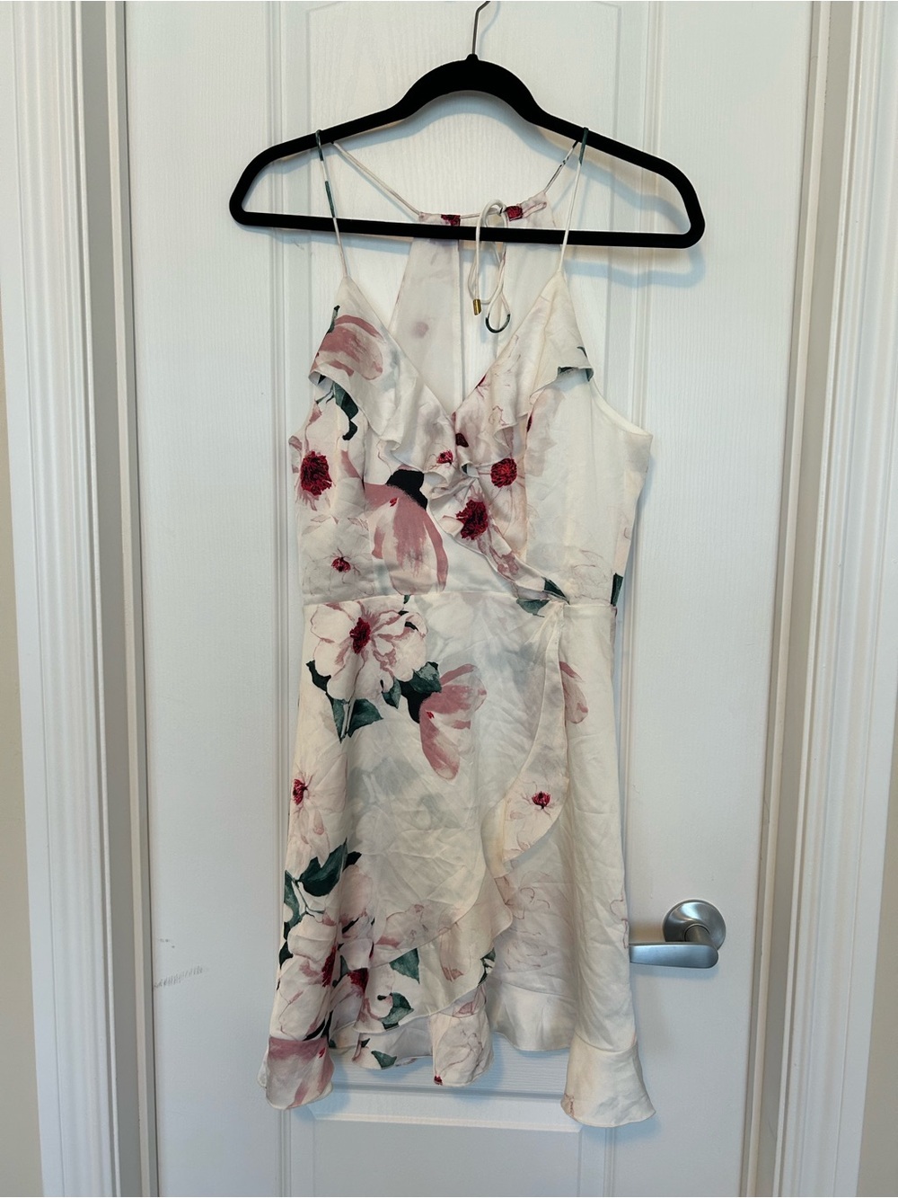 Dynamite Floral Ruffle Mini Dress